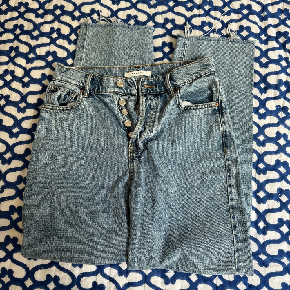 Pacsun High Rise Straight Jeans